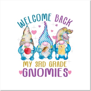 Welcome Back My 3rd Grade Gnomies.. Back to school Cute gift Posters and Art